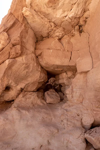 Fantastically Beautiful Landscape Summer Timna National Park Eilat Southern Israel — Stock Photo, Image