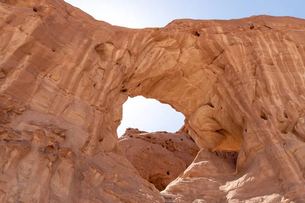 Rocha Fantástica Arco Formada Como Resultado Seculares Lavagens Rochas Por — Fotografia de Stock