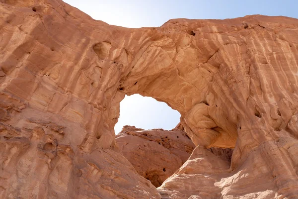 Srail Güneyindeki Eilat Kenti Yakınlarındaki Timna Ulusal Parkı Ndaki Yeraltı — Stok fotoğraf