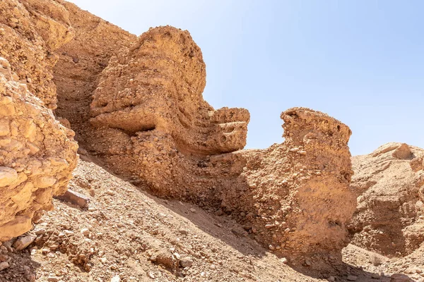 Fantásticamente Hermoso Paisaje Una Reserva Natural Cerca Ciudad Eilat Cañón —  Fotos de Stock