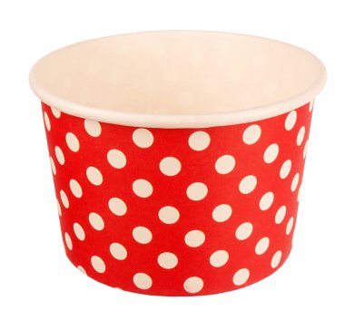      Benekli kırmızı beyaz benekli kağıt bardak benekli güzel                          