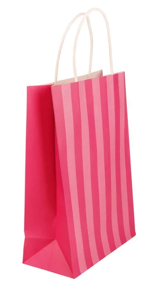 Фиолетово Розовый Бумажный Пакет Покупок — стоковое фото