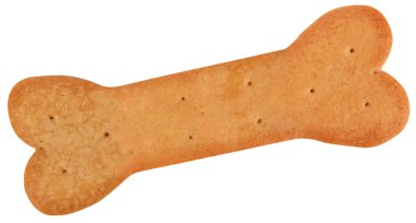Kemik şeklindeki hayvanlar için köpek bisküvisi.