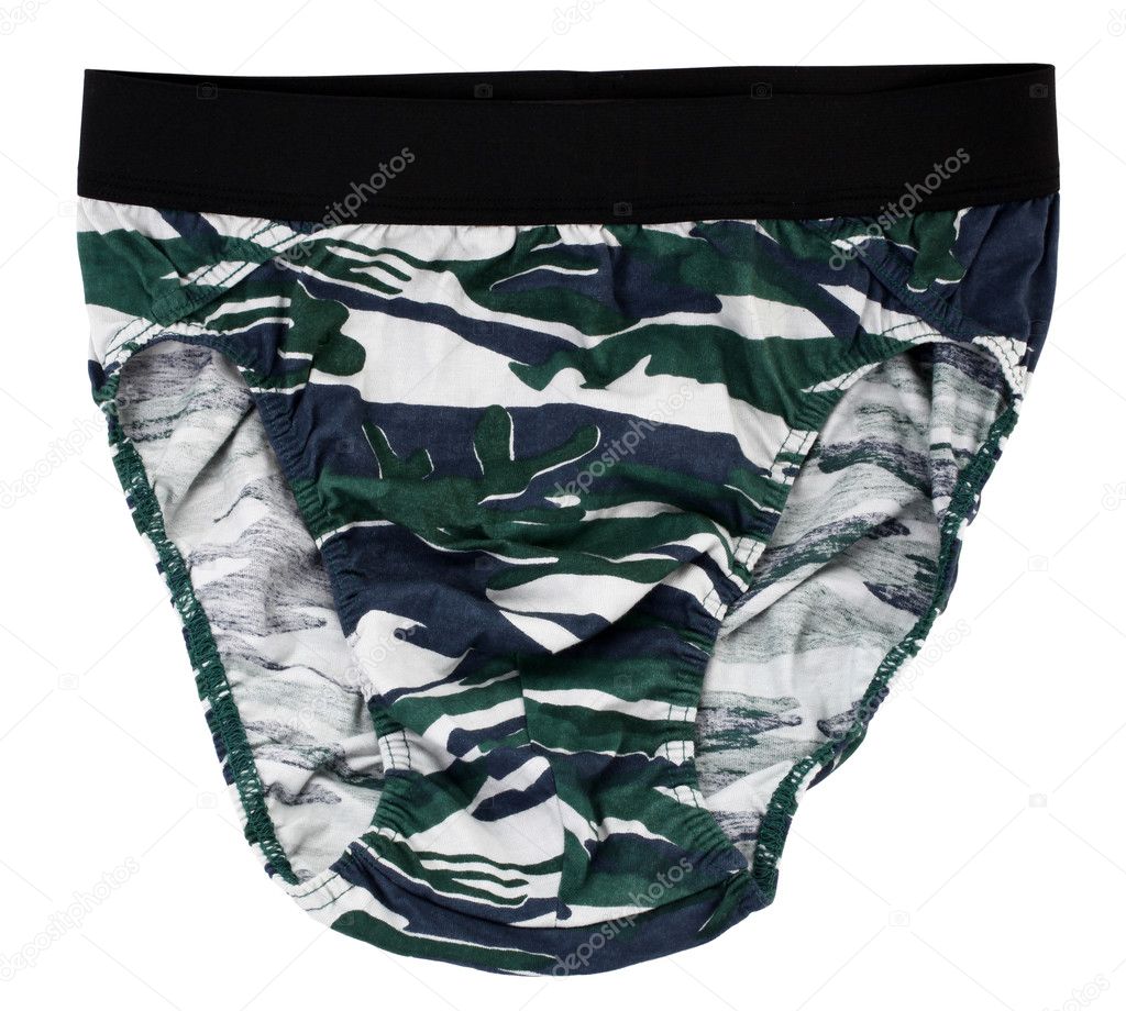 Underwear with camouflage pattern