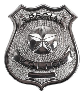 Special police badge clipart