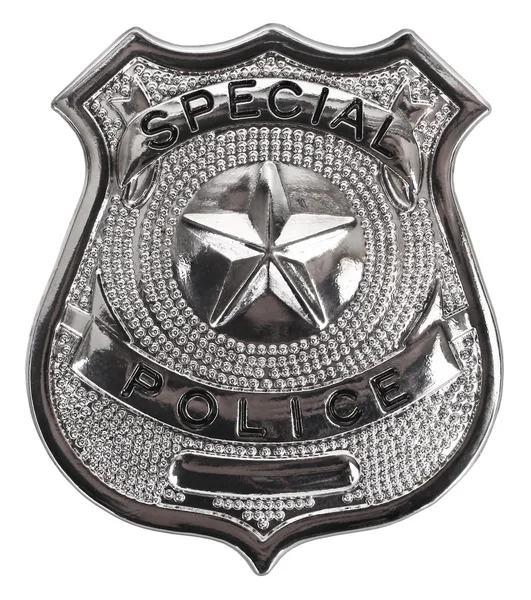 Polisens badge — Stockfoto