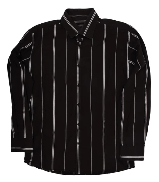 Camisa Negra Manga Larga — Foto de Stock