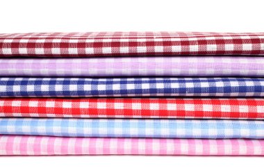 Beyaz ekose pamuk malzemeleri Tekstil