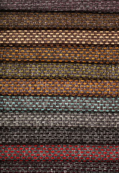 Різноманітність текстильних матеріалів — стокове фото