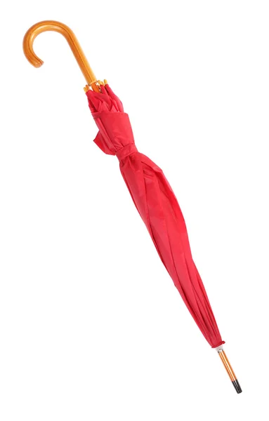 Червоний парасолька, закриті — стокове фото