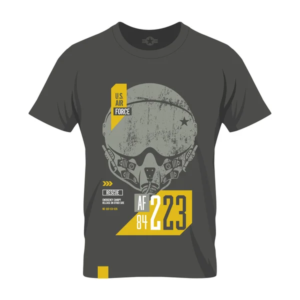 t-shirt ABD uçak amblemi