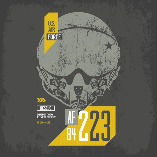 Modern Amerikan Hava Kuvvetleri eski grunge etkisi