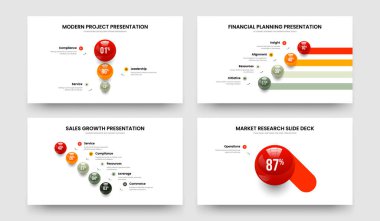 Satış Tahmini 3451 Seçenek Kaydırma Çizelgesi Vektör Resimleri Paketi. Basit Plan 3451 Element Çerçeve Tasarımı Koleksiyonu.