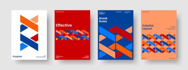 Geometrik Rapor Düzeni. İzole Broşür Şablonu. Yaratıcı Flyer Tasarımı. Poster. Geçmişi. İş sunumu. Kitap kapağı. Pankart. Broşür. Portföy. Haber bülteni. Marka Kimliği. Not Defteri