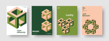 Geometrik Broşür Düzeni. Soyut Sancak Tasarımı. İzole edilmiş Arkaplan Şablonu. El ilanı. Rapor verin. İş sunumu. Kitap kapağı. Poster. Reklamcılık. Broşür. Katalog. Broşür. Dergi