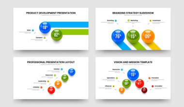 Bilim Fırlatma 2345 Element Bilgi Kaydırma Tasarımı Koleksiyonu. Yaratıcı Giriş İki Üç Dört Beş Seçenek Slayt Şablonu Şablon Çizim Paketi.