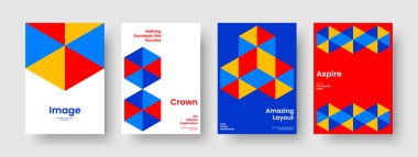 İzole Kitap Kapağı Düzeni. Geometrik İş Sunumu Tasarımı. Soyut Arkaplan Şablonu. Rapor verin. Poster. Broşür. El ilanı. Pankart. Not defteri. Portföy. Broşür. Dergi. Broşür