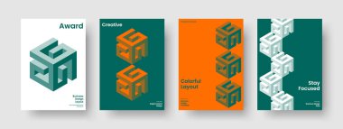 Yaratıcı Broşür Şablonu. Geometrik Poster Düzeni. İzole Flyer Tasarımı. Kitap kapağı. Geçmişi. İş sunumu. Pankart. Rapor verin. Katalog. Not defteri. Marka Kimliği. Broşür. Dergi