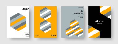 Yaratıcı Rapor Düzeni. Geometrik Kitap Kapağı Şablonu. İzole edilmiş Bayrak Tasarımı. El ilanı. İş sunumu. Broşür. Poster. Geçmişi. Broşür. Dergi. Not defteri. Portföy. Günlük