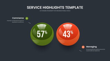 Colorful Profile Frame Design Vector Illustration. Elegant Analysis 2 Option Infographic Presentation Layout. Creative Launch Two Element Diagram Slide Template.