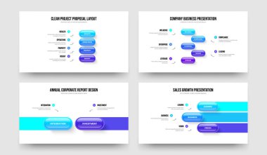 Ürün Brifingi 4523 Element Bilgi Çerçeve Düzenleme Koleksiyonu. Servis Kampanyası Dört Beş İki Üç Adım Diyagram Slayt Gösterisi Tasarım Vektörü Çizim Paketi.