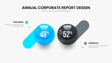 Tıbbi Plan Kaydırak Tasarım Vektörü Resimleri. Finansal Görsel Görüntü İki Element Çerçeve Düzeni. Reklam Geliştirme 2 Seçenek Diyagramı Sunum Şablonu.