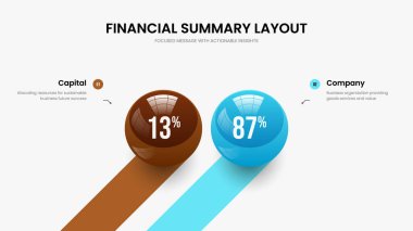 Atılgan Performansı 2. Adım Grafik Sunum Düzeni. Ürün Genel Bakış Slayt Tasarım Vektörü İllüstrasyonu. Finansal Tahminler İki Seçenek Diyagram Şablonu.