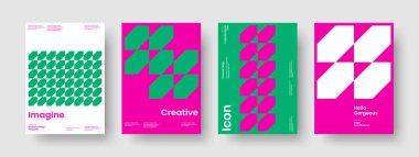 Yaratıcı Arkaplan Düzeni. Geometrik Poster Şablonu. Soyut İş Sunumu Tasarımı. El ilanı. Broşür. Rapor verin. Pankart. Kitap kapağı. Marka Kimliği. Günlük. Broşür. Portföy. El ilanı
