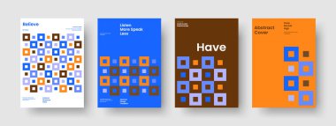 Geometrik Broşür Tasarımı. Soyut Flyer Düzeni. İzole Kitap Kapağı Şablonu. İş sunumu. Geçmişi. Pankart. Poster. Rapor verin. Not defteri. Haber bülteni. Katalog. Dergi. El ilanı