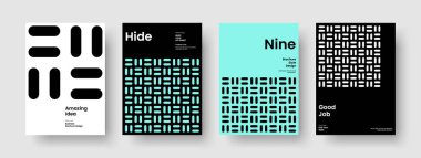 Geometrik İş Sunumu Tasarımı. Soyut Kitap Kapağı Şablonu. Modern Flyer Düzeni. Poster. Geçmişi. Broşür. Rapor verin. Pankart. Marka Kimliği. Haber bülteni. Broşür. Portföy. Dergi