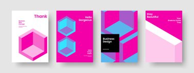 Yaratıcı Sancak Şablonu. Modern Flyer Düzeni. İzole Rapor Tasarımı. Poster. Broşür. İş sunumu. Geçmişi. Kitap kapağı. Portföy. Not defteri. Broşür. Broşür. Reklamcılık