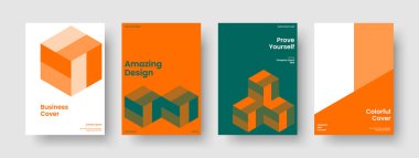 İzole edilmiş Flyer düzeni. Geometrik Broşür Şablonu. Soyut İş Sunumu Tasarımı. Poster. Pankart. Kitap kapağı. Geçmişi. Rapor verin. Haber bülteni. Katalog. Marka Kimliği. Portföy. Günlük