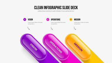 Profesyonel Planlama 3 Adım Bilgisel Sunum Tasarımı. Insight Frame Şablon Resimlerine Danışmanlık. Yatırımcı Çözümü Üç Element Diyagramı Slayt Gösterisi Düzeni.