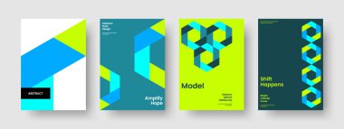 Soyut Kitap Kapağı Şablonu. Modern Broşür Tasarımı. İzole edilmiş arka plan düzeni. İş sunumu. Pankart. Poster. Rapor verin. El ilanı. Katalog. Haber bülteni. Marka Kimliği. Dergi. El ilanı
