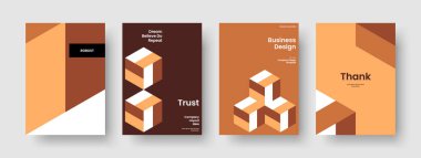 Geometrik Rapor Şablonu. Soyut Kitap Kapağı Düzeni. Yaratıcı Arka plan Tasarımı. El ilanı. Poster. İş sunumu. Pankart. Broşür. Haber bülteni. Portföy. Broşür. Broşür. Dergi