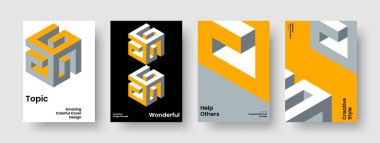 Yaratıcı Rapor Düzeni. Soyut İş Sunumu Tasarımı. İzole Poster Şablonu. Kitap kapağı. Geçmişi. El ilanı. Broşür. Pankart. Günlük. Broşür. Not defteri. Haber bülteni. Dergi