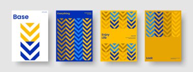 Yaratıcı İş Sunumu Tasarımı. İzole edilmiş arka plan düzeni. Geometrik Poster Şablonu. Broşür. Kitap kapağı. Pankart. Rapor verin. El ilanı. Katalog. Günlük. Marka Kimliği. Broşür. Dergi