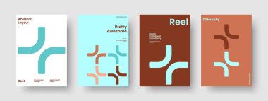 Yaratıcı Flyer Tasarımı. İzole Kitap Kapağı Şablonu. Geometrik Sancak Düzeni. Rapor verin. Broşür. Poster. İş sunumu. Geçmişi. El ilanı. Not defteri. Günlük. Haber bülteni. Broşür. Katalog