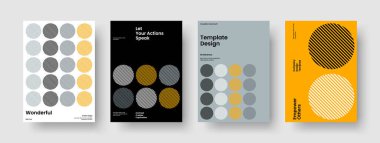 Soyut Broşür Düzeni. Geometrik Arkaplan Tasarımı. İzole Rapor Şablonu. El ilanı. İş sunumu. Pankart. Poster. Kitap kapağı. Broşür. Reklamcılık. Günlük. Dergi. El ilanı