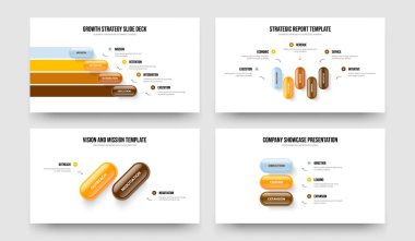 Yaratıcı Giriş 4523 Basamaklı Infographic Frame Design Set. Dijital İçgörü 4-5-2-3 Element Diyagramı Sunum Şablonu Çizim Paketi.