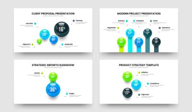Ürün Performansı Dört Beş İki Üç Seçenek Diyagram Çerçeve Tasarım Vektörü Çizim Paketi. Görsel Strateji 4523 Element Kaydırma Şablonu Koleksiyonu.