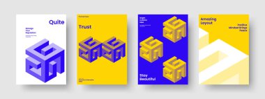 İzole Flyer Tasarımı. Geometrik Poster Şablonu. Yaratıcı Rapor Düzeni. Geçmişi. Pankart. İş sunumu. Kitap kapağı. Broşür. Reklamcılık. Not defteri. Günlük. Haber bülteni. Broşür