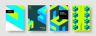 Modern Kitap Kapağı Düzeni. Geometrik Arkaplan Tasarımı. İzole Poster Şablonu. Rapor verin. El ilanı. Broşür. İş sunumu. Pankart. Reklamcılık. Günlük. Broşür. Dergi. Broşür