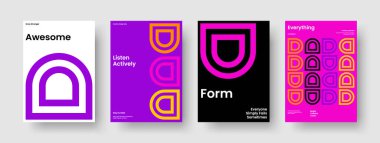 Geometrik Bayrak Tasarımı. Soyut İş Sunum Düzeni. İzole Rapor Şablonu. Kitap kapağı. Poster. Geçmişi. El ilanı. Broşür. Reklamcılık. Portföy. Katalog. Marka Kimliği. Not Defteri