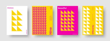 İzole edilmiş Flyer Şablonu. Geometrik Kitap Kapağı Tasarımı. Modern Arkaplan Düzeni. Pankart. Broşür. Rapor verin. Poster. İş sunumu. Haber bülteni. Broşür. Not defteri. Reklamcılık. Broşür