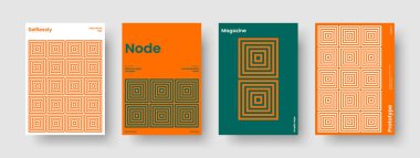 Modern Kitap Kapağı Düzeni. Soyut Broşür Şablonu. İzole edilmiş İş Sunumu Tasarımı. Poster. Rapor verin. El ilanı. Geçmişi. Pankart. Portföy. Günlük. Haber bülteni. Not defteri. Katalog