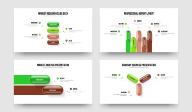 Dijital Fırlatma 4523 Element Bilgi Çerçeve Düzeni Ayarları. Görsel Danışmanlık 4-5-2-3 Basamaklı Diyagram Slayt Gösterisi Şablon Resimleri Koleksiyonu.