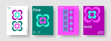 Yaratıcı İş Sunumu Modeli. Geometrik Sancak Şablonu. Soyut Arkaplan Tasarımı. Broşür. Poster. Rapor verin. Kitap kapağı. El ilanı. Not defteri. Haber bülteni. Katalog. El ilanı. Dergi. Broşür