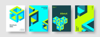 Yaratıcı Rapor Tasarımı. Geometrik Broşür Düzeni. Modern Poster Şablonu. Pankart. El ilanı. Kitap kapağı. Geçmişi. İş sunumu. Not defteri. Marka Kimliği. Broşür. Haber bülteni. Günlük