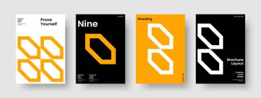 Soyut Broşür Şablonu. Yaratıcı Poster Tasarımı. Modern Flyer Düzeni. Pankart. Kitap kapağı. Rapor verin. İş sunumu. Geçmişi. Reklamcılık. Dergi. Not defteri. Günlük. Haber bülteni